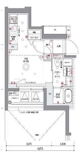 AZEST阪東橋Ⅱ　301号室　間取り