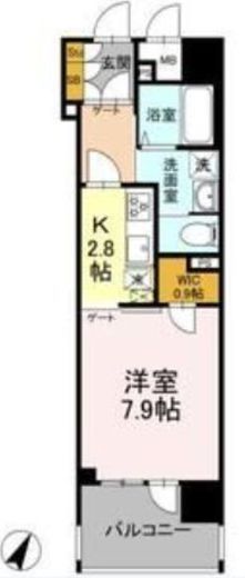 リーラ横浜川和町　105号室　間取り
