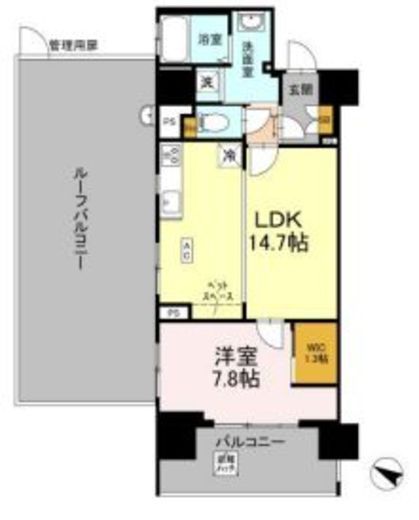 リーラ横浜川和町　311号室　間取り