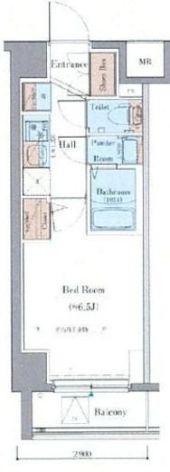 エステムコート横浜　101号室　間取り