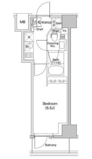 ザ・パークハビオ川口　302号室　間取り
