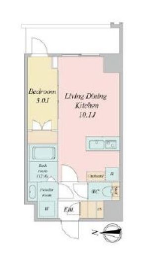 LIME RESIDENCE KAWAGUCHI EAST　220号室　間取り