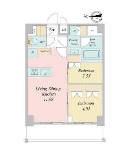 LIME RESIDENCE KAWAGUCHI EAST　603号室　間取り