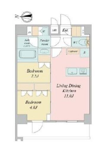 LIME RESIDENCE KAWAGUCHI EAST　605号室　間取り