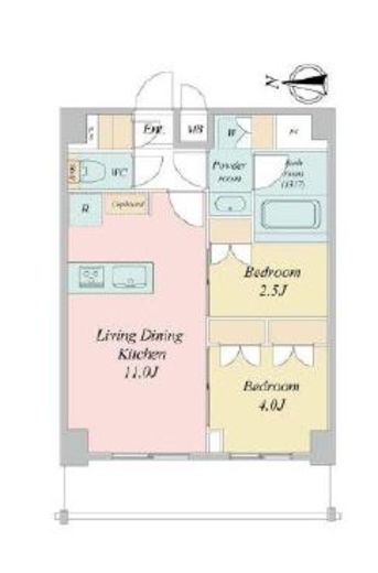 LIME RESIDENCE KAWAGUCHI EAST　803号室　間取り