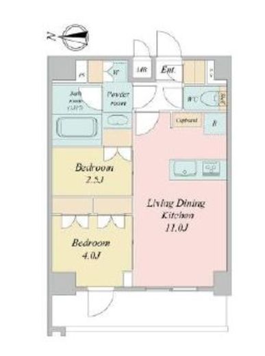 LIME RESIDENCE KAWAGUCHI EAST　805号室　間取り