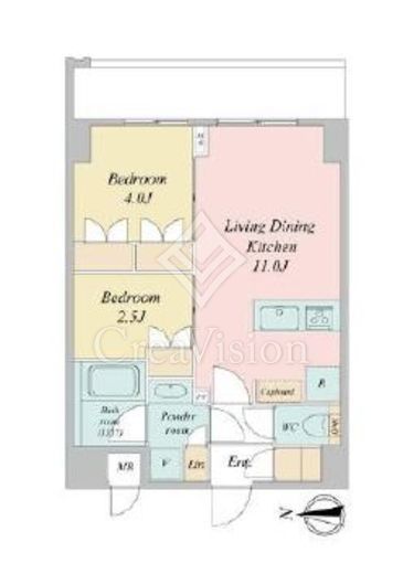 LIME RESIDENCE KAWAGUCHI EAST　311号室　間取り