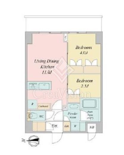 LIME RESIDENCE KAWAGUCHI EAST　312号室　間取り