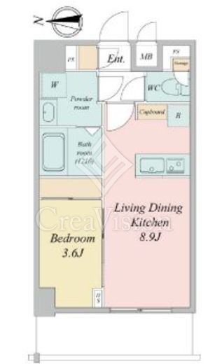 LIME RESIDENCE KAWAGUCHI EAST　613号室　間取り