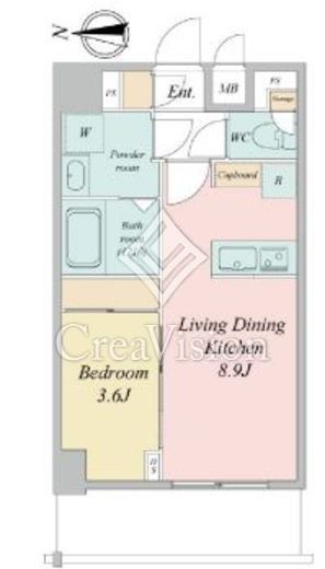 LIME RESIDENCE KAWAGUCHI EAST　713号室　間取り