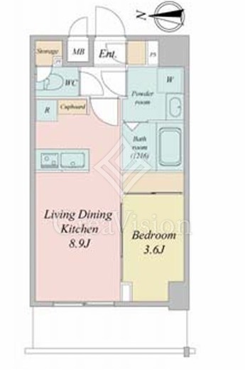 LIME RESIDENCE KAWAGUCHI EAST　714号室　間取り