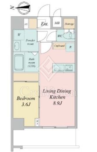 LIME RESIDENCE KAWAGUCHI EAST　715号室　間取り