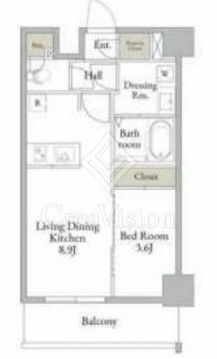LIME RESIDENCE KAWAGUCHI EAST　814号室　間取り