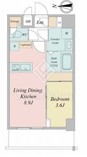 LIME RESIDENCE KAWAGUCHI EAST　814号室　間取り