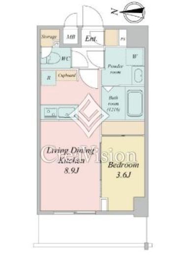 LIME RESIDENCE KAWAGUCHI EAST　914号室　間取り