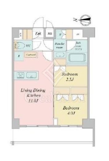 LIME RESIDENCE KAWAGUCHI EAST　701号室　間取り