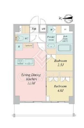LIME RESIDENCE KAWAGUCHI EAST　703号室　間取り