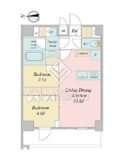 LIME RESIDENCE KAWAGUCHI EAST　905号室　間取り
