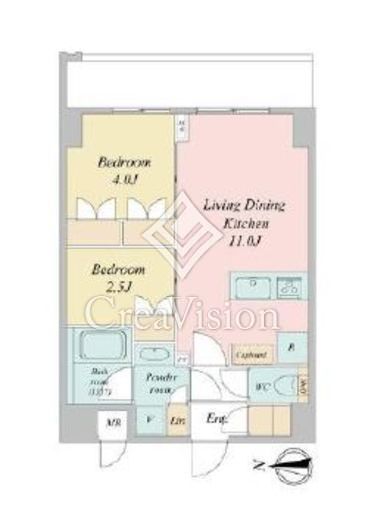 LIME RESIDENCE KAWAGUCHI EAST　906号室　間取り