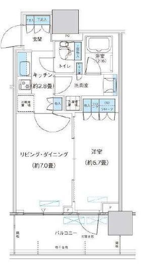 パークシティ柏の葉キャンパス ザ・ゲートタワー ウエスト　901号室　間取り
