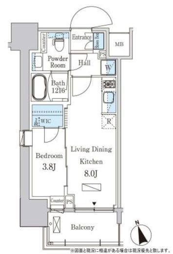 パークアクシス浦安　604号室　間取り