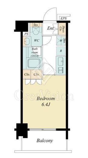 ブランシエスタ浦安　331号室　間取り