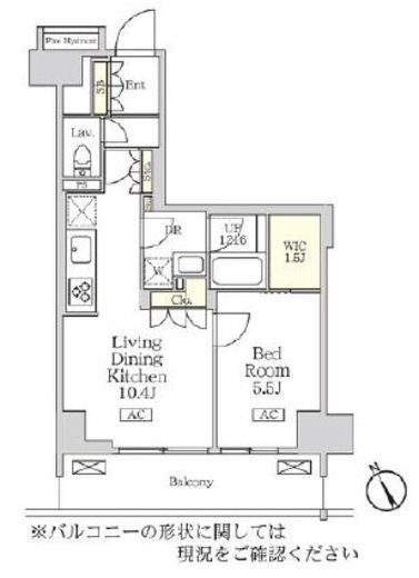 リーフシティ市川ザ・レジデンス　901号室　間取り
