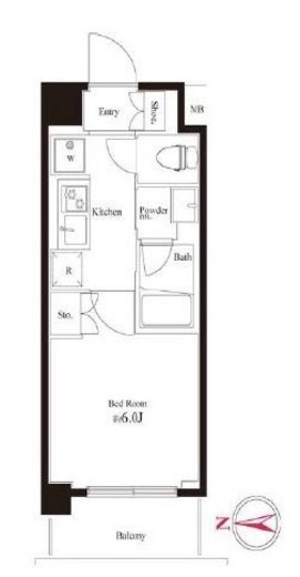 ハーモニーレジデンス武蔵小杉　227号室　間取り