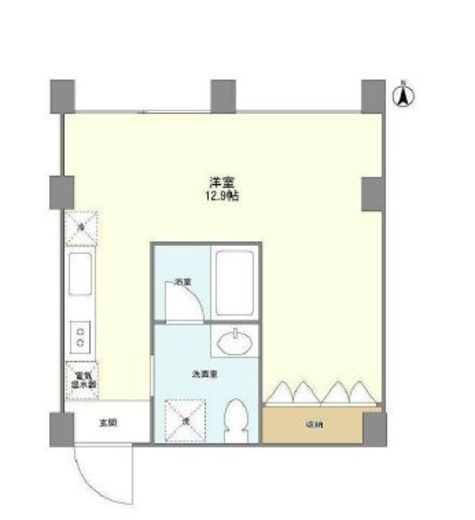 元住吉アートフラッツ　202号室　間取り