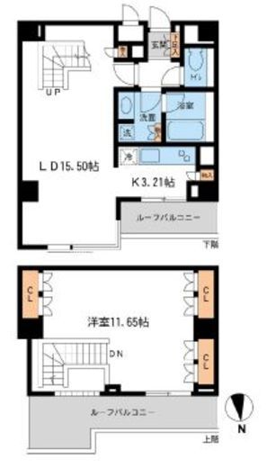 レジデンス白金コローレ　404号室　間取り
