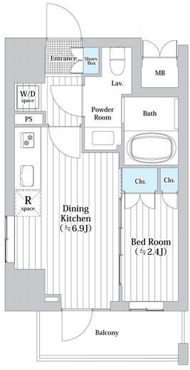 クレスト小杉スクエア　301号室　間取り