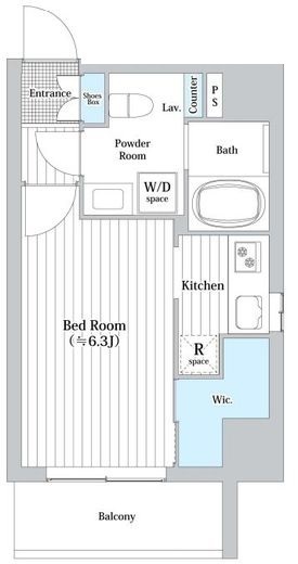 クレスト小杉スクエア　902号室　間取り