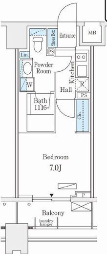 NL武蔵小杉レジデンス　506号室　間取り