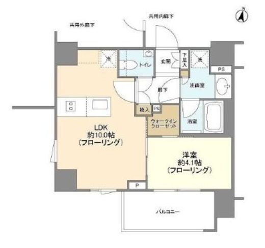 ルジェンテ新丸子　203号室　間取り