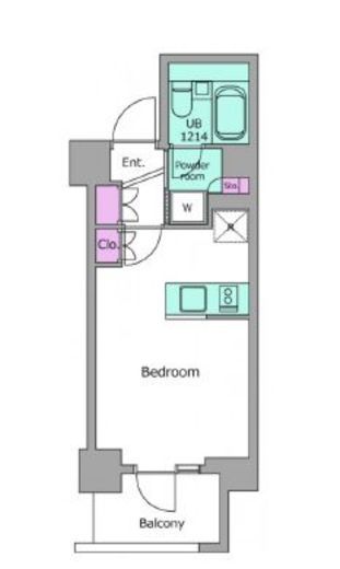レジディア川崎　310号室　間取り
