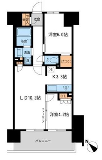 BLESS宮崎台 (ブレス宮崎台)　208号室　間取り
