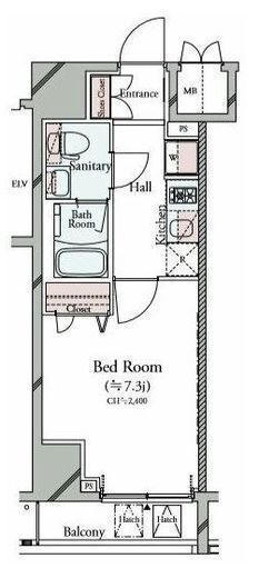 コンシェリアKAWASAKI MASTER’S VILLA (コンシェリア川崎マスターズヴィラ)　1403号室　間取り