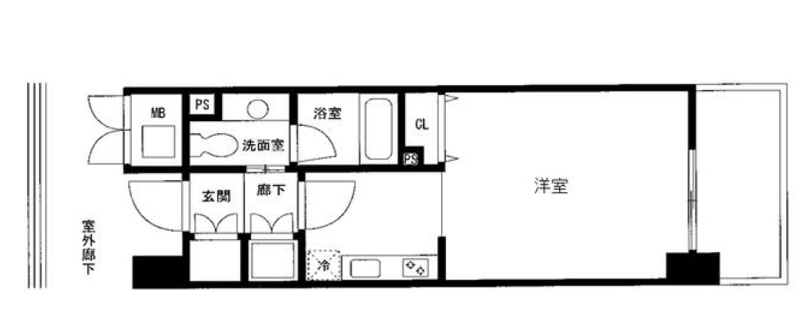 クリプトメリア目黒　602号室　間取り