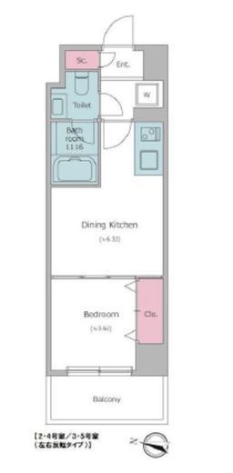 ドゥーエ二子新地　302号室　間取り
