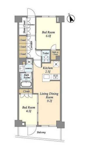 グランカーサ溝の口　105号室　間取り