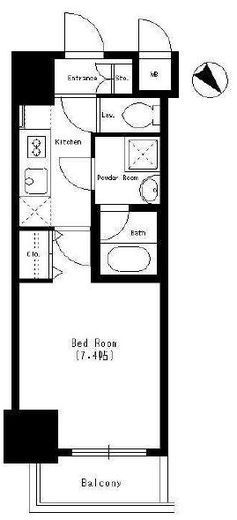 Dormouse Castle　502号室　間取り