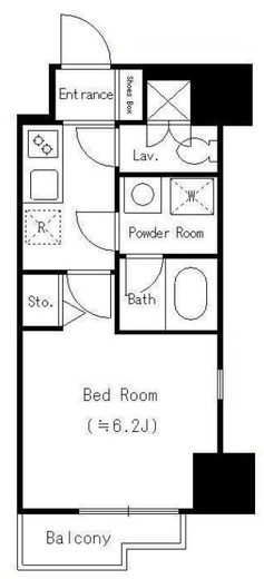 Dormouse Fine　206号室　間取り