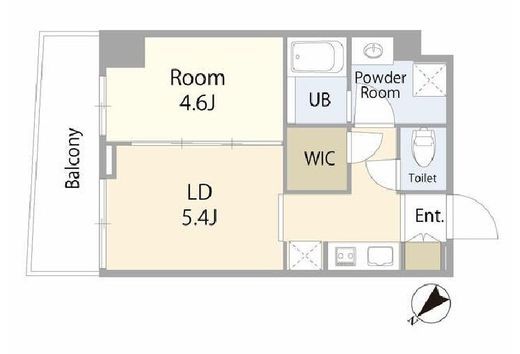 ecume川崎 (エキューム川崎)　205号室　間取り