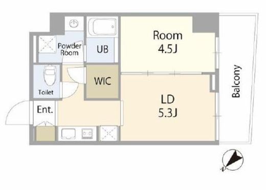 ecume川崎 (エキューム川崎)　302号室　間取り