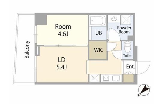ecume川崎 (エキューム川崎)　704号室　間取り
