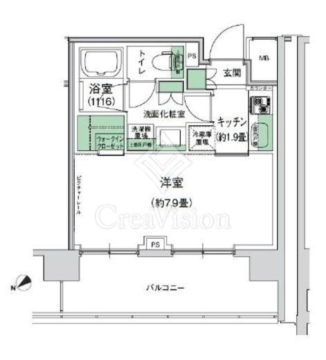 スタイリオ梶が谷　401号室　間取り