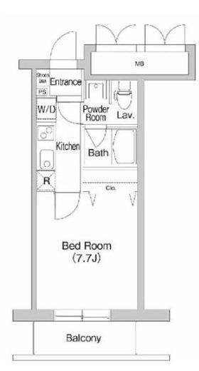 プライムアーバン川崎南幸町　310号室　間取り