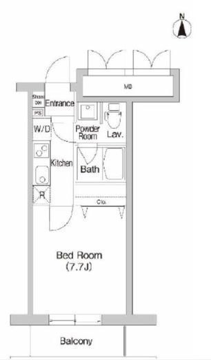プライムアーバン川崎南幸町　508号室　間取り