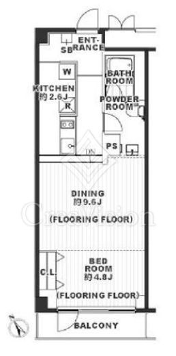 アーバンパーク溝の口　410号室　間取り