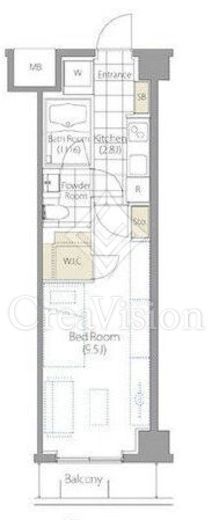 代官山コートヒルズ　203号室　間取り